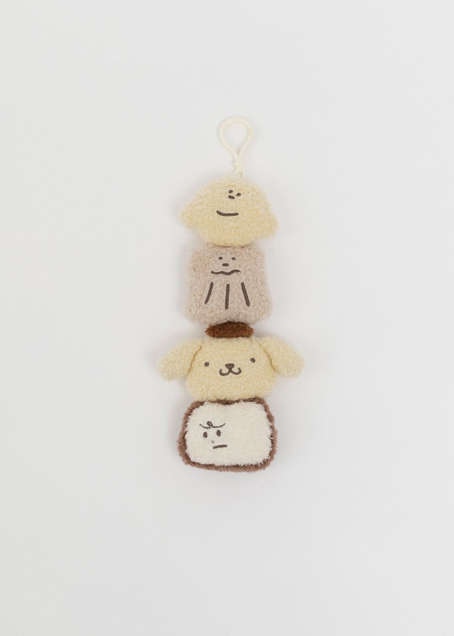【The Butters x Pompompurin】Classic Best Friends Plush Charm Keychain