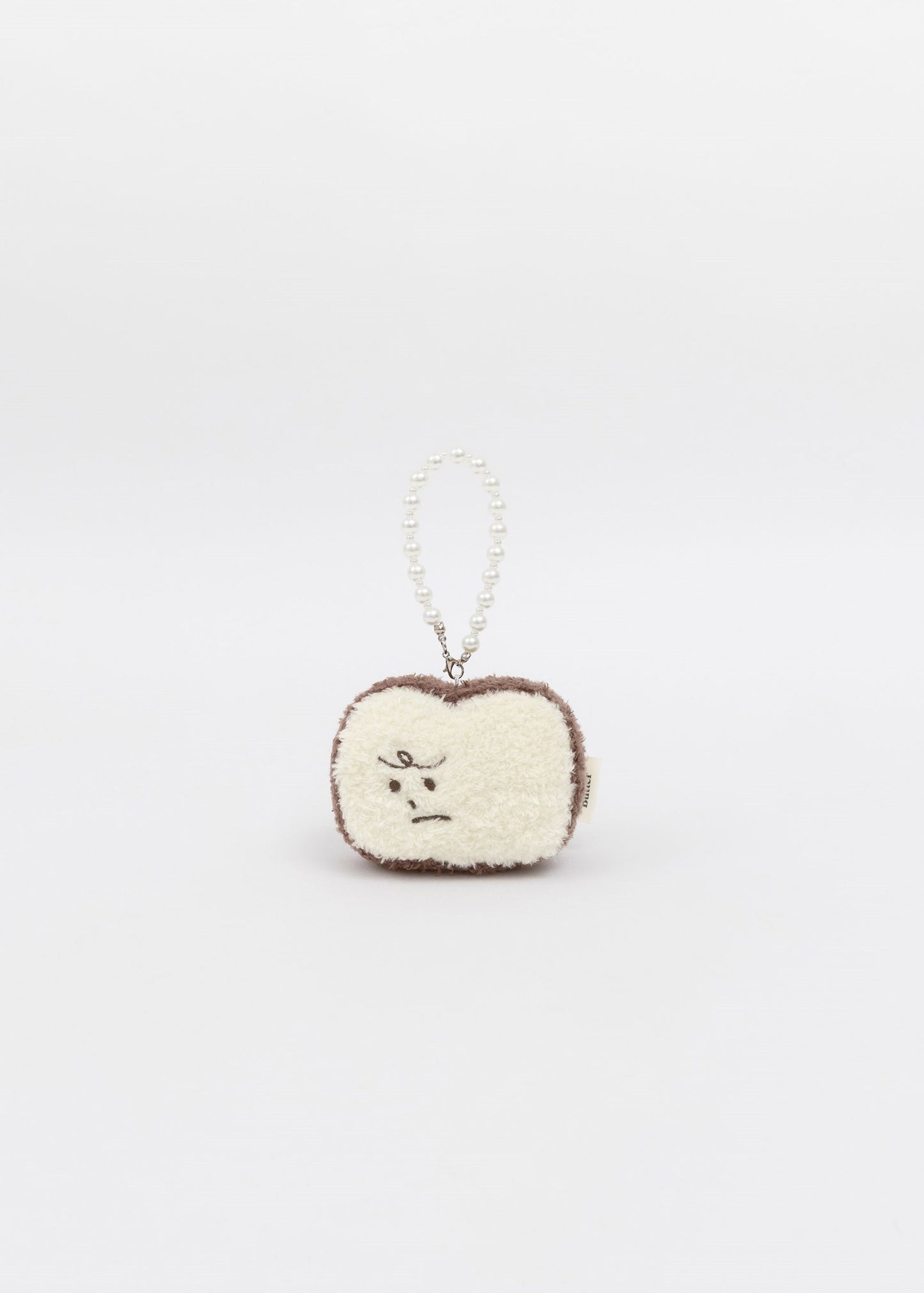 Fluffy Plush Pearl Chain Keychain