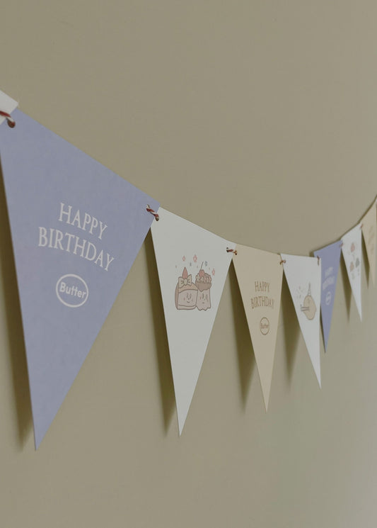 Butter Anniversary Celebration Bunting