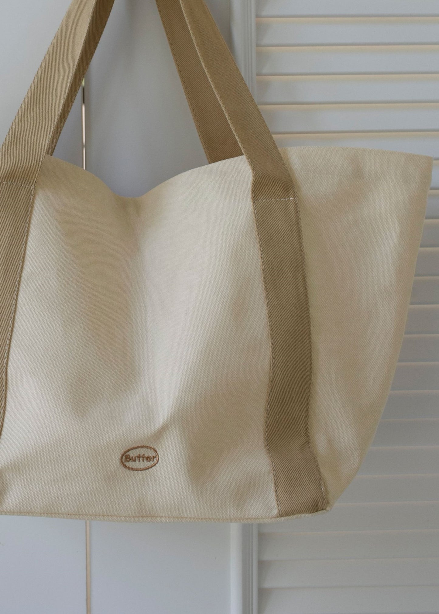 Butter Summer Boat-Shaped Large Tote Bag