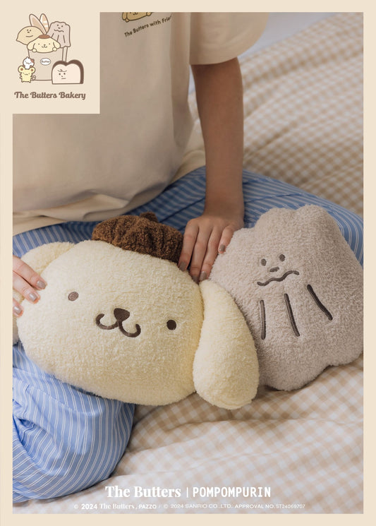 【The Butters x Pompompurin】Classic Best Friends Plush Big-Head Doll