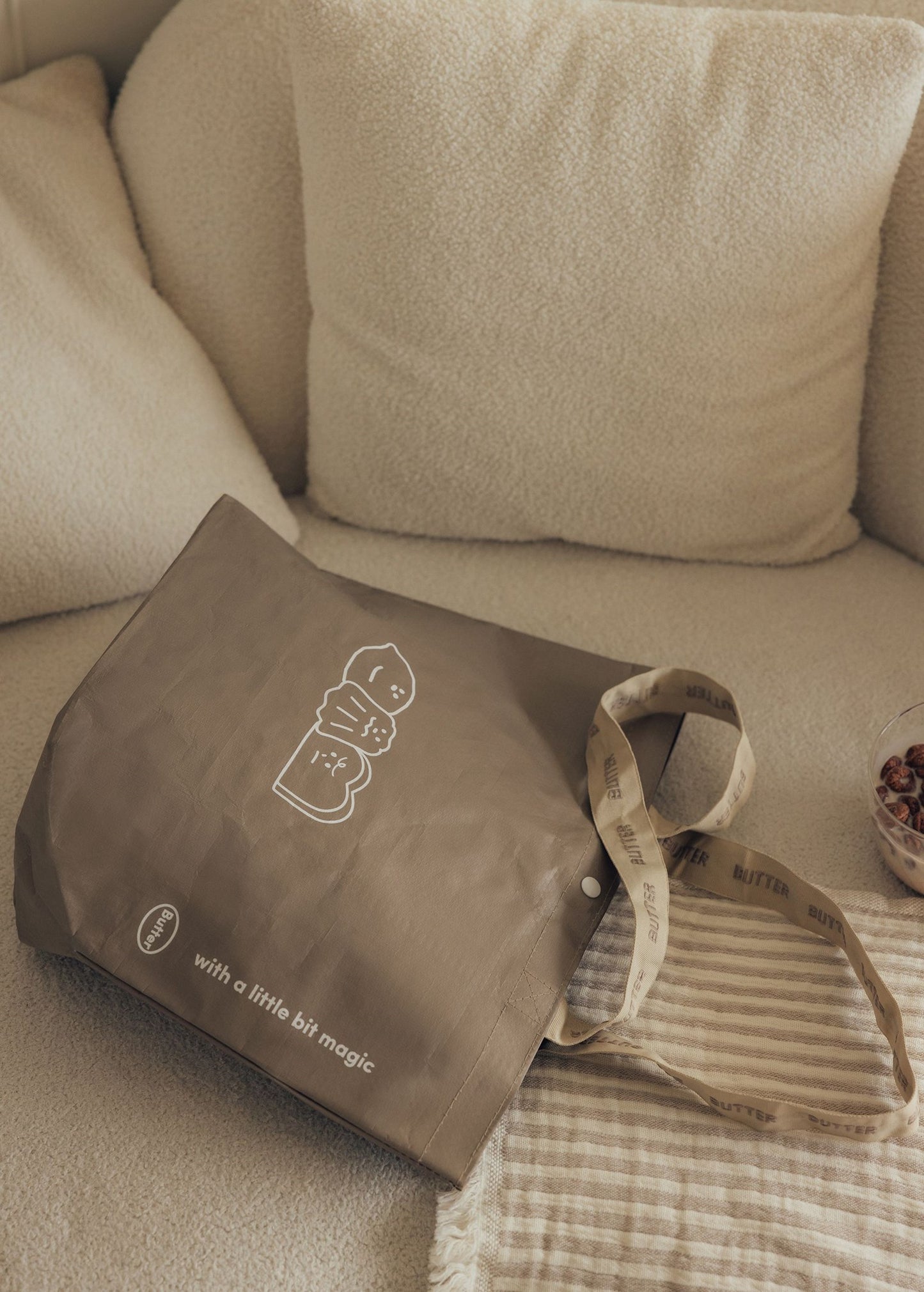 Butter Supermarket Shopping Tote Bag (Small)