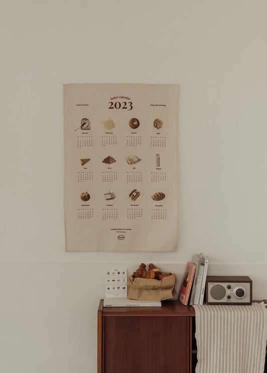 Breakfast Calendar Hanging Cloth